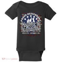 Proud Descendant American Revolution Fife And Drum Novelty Baby Bodysuit thumb 0