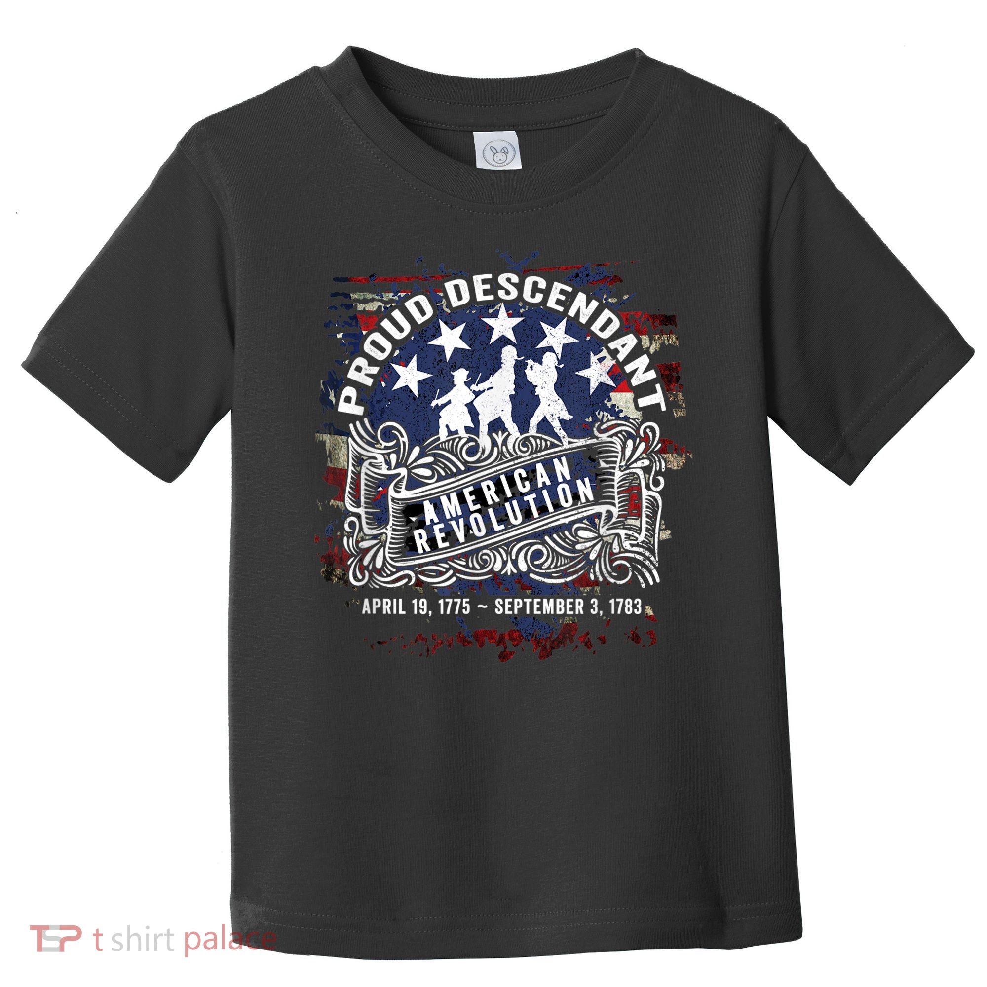 Proud Descendant American Revolution Fife And Drum Novelty Toddler T-Shirt