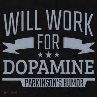 Parkinsons Disease Awareness Work For Dopamine Parkinsons Ladies PosiCharge Tri-Blend Wicking Tank thumb 2
