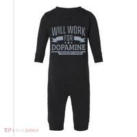 Parkinsons Disease Awareness Work For Dopamine Parkinsons Infant Fleece One Piece thumb 0