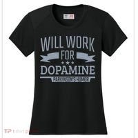 Parkinsons Disease Awareness Work For Dopamine Parkinsons Women's Cooling Performance Crew T-Shirt thumb 0