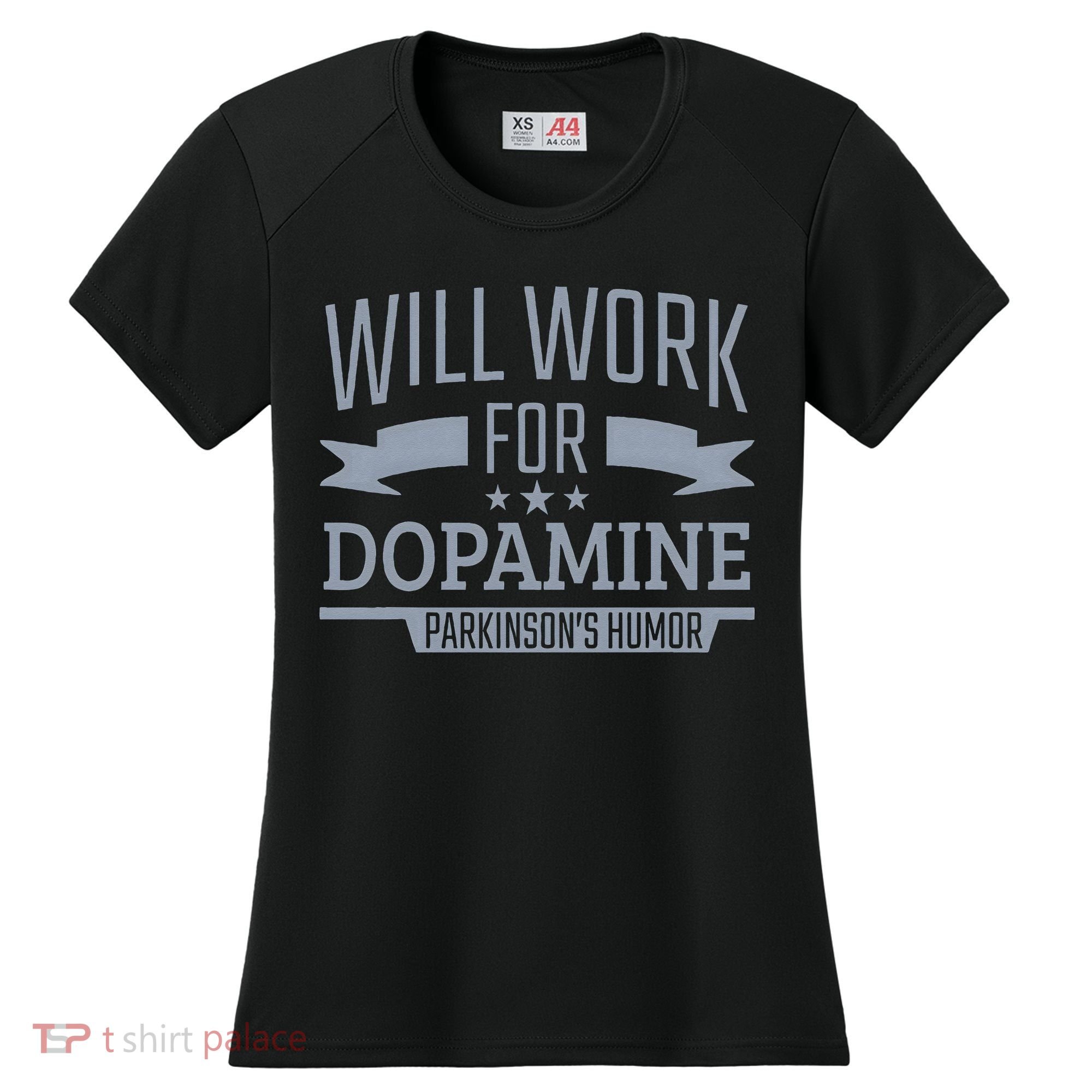 Parkinsons Disease Awareness Work For Dopamine Parkinsons Women's Cooling Performance Crew T-Shirt