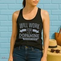 Parkinsons Disease Awareness Work For Dopamine Parkinsons Women's Tank Top thumb 2