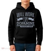 Parkinsons Disease Awareness Work For Dopamine Parkinsons Kids Hoodie thumb 4