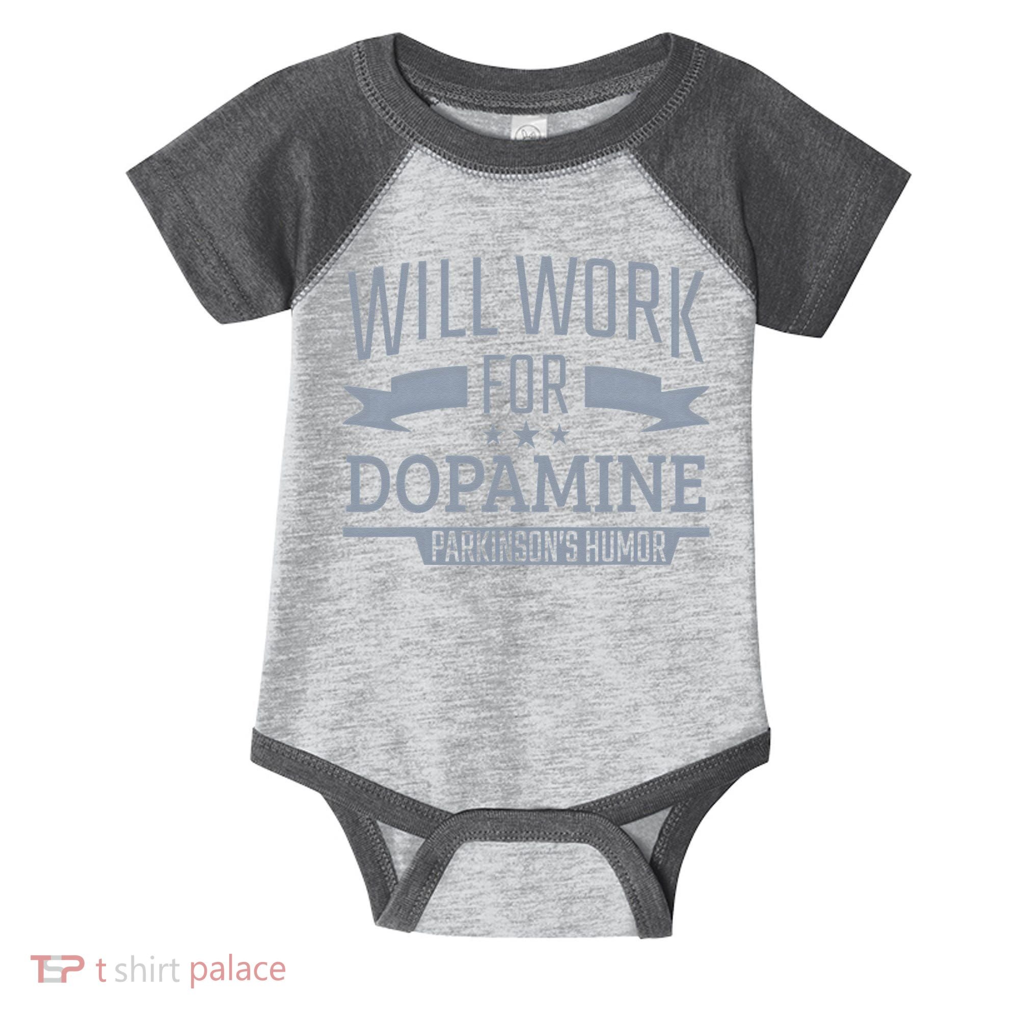 Parkinsons Disease Awareness Work For Dopamine Parkinsons Infant Baby Jersey Bodysuit