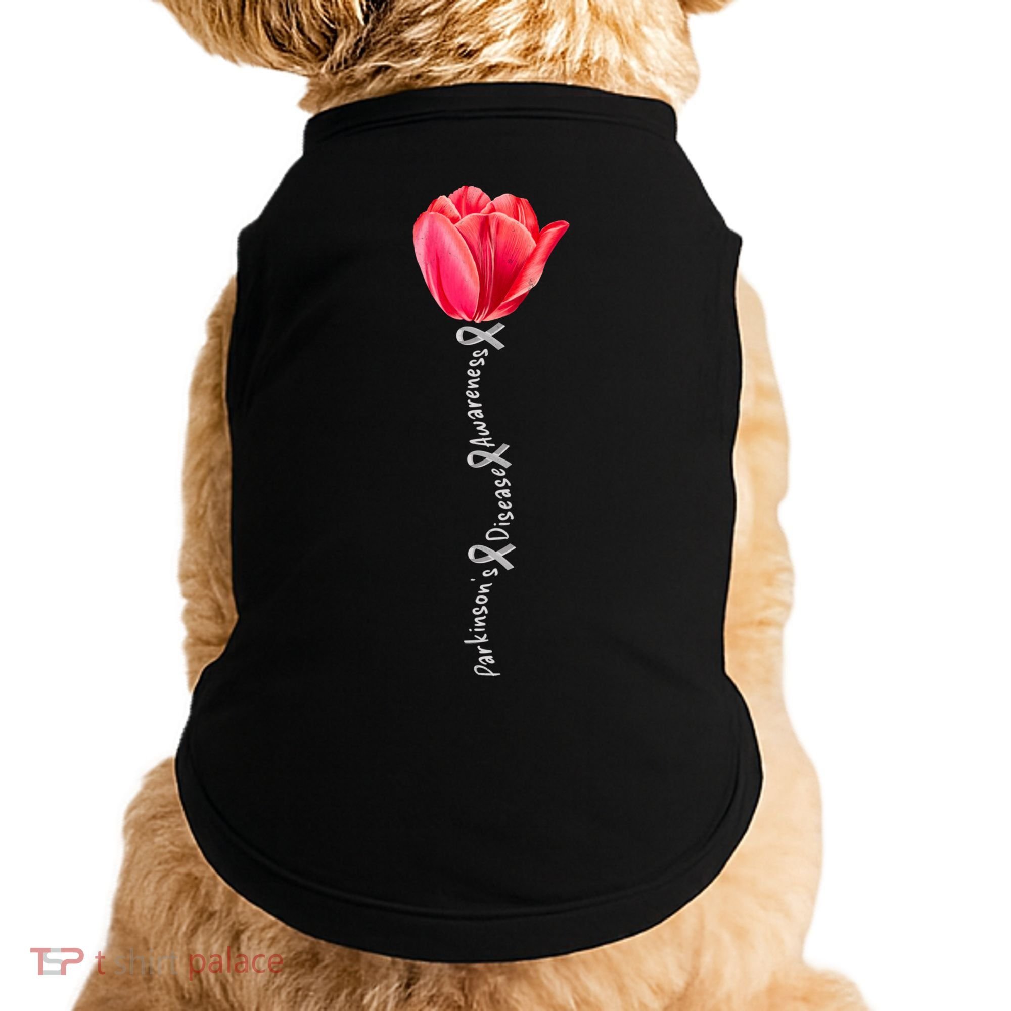 ParkinsonS Disease Awareness Tulip April Month Cool Gift Doggie Tank