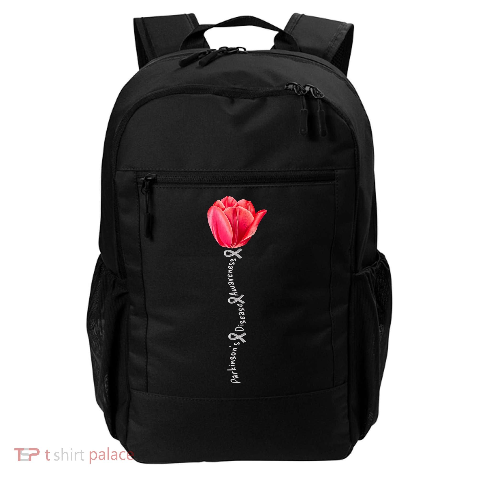 ParkinsonS Disease Awareness Tulip April Month Cool Gift Backpack