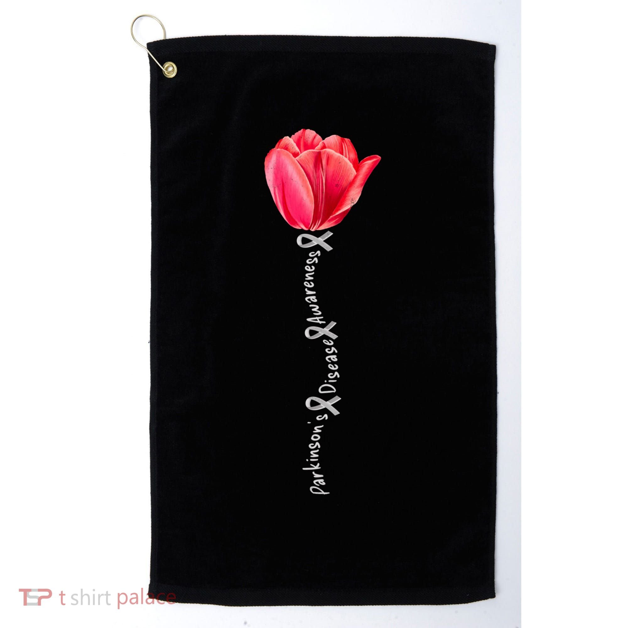 ParkinsonS Disease Awareness Tulip April Month Cool Gift Golf Towel