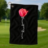 ParkinsonS Disease Awareness Tulip April Month Cool Gift Golf Towel thumb 1