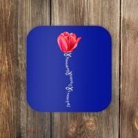 ParkinsonS Disease Awareness Tulip April Month Cool Gift Coaster thumb 0
