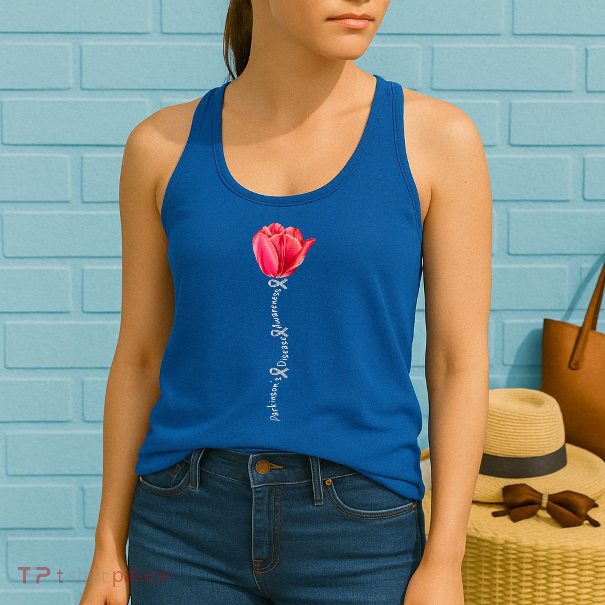 ParkinsonS Disease Awareness Tulip April Month Cool Gift Women's Tank Top