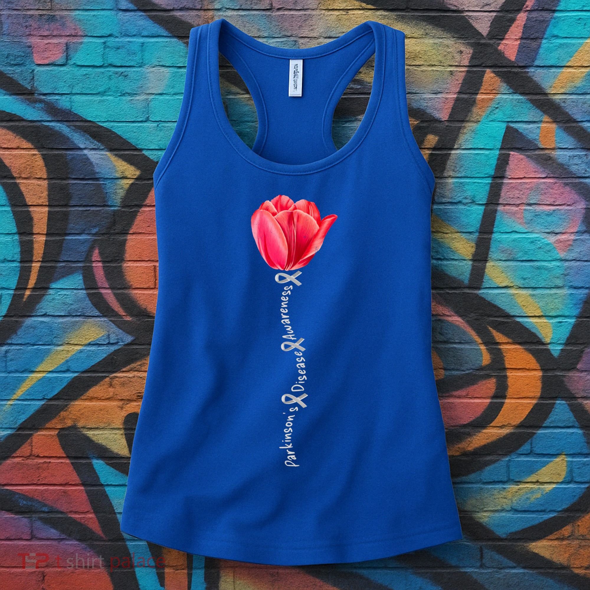 ParkinsonS Disease Awareness Tulip April Month Cool Gift Women's Tank Top