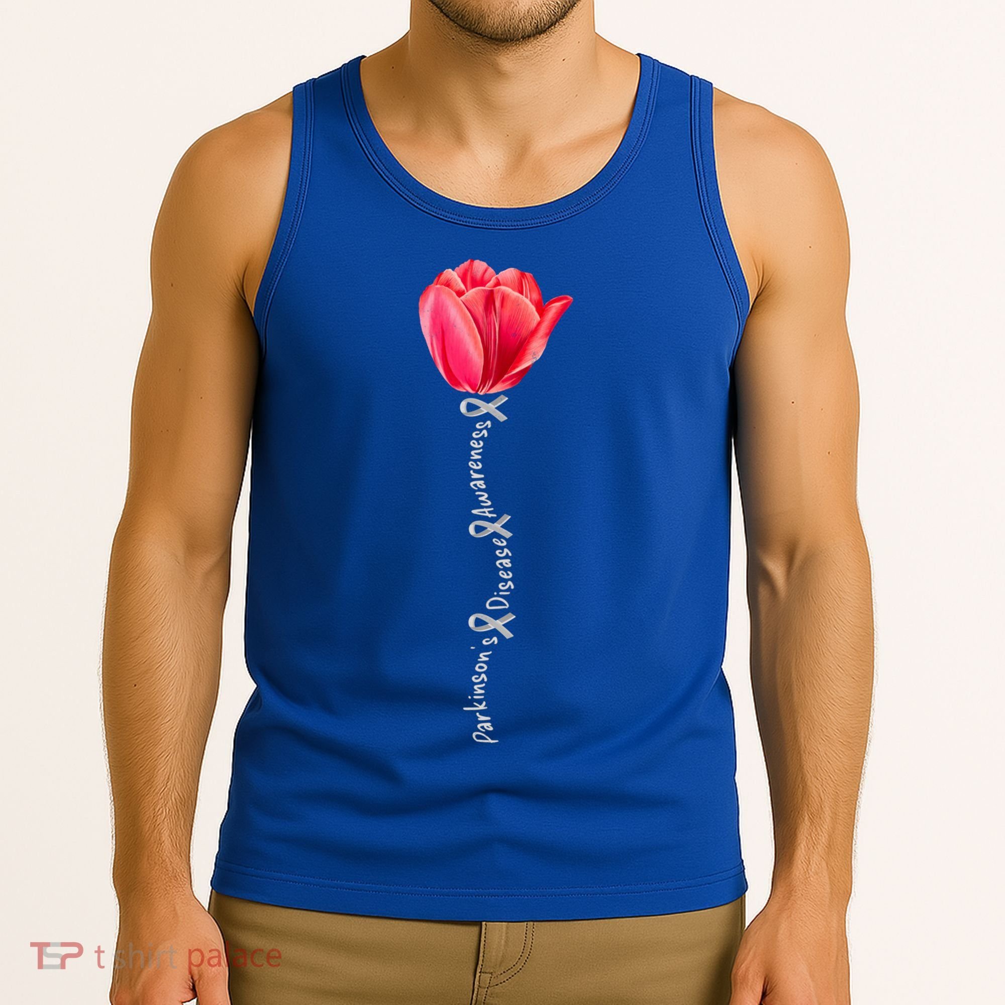 ParkinsonS Disease Awareness Tulip April Month Cool Gift Tank Top