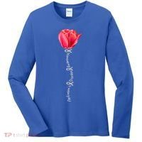ParkinsonS Disease Awareness Tulip April Month Cool Gift Women's Long Sleeve Shirt thumb 0