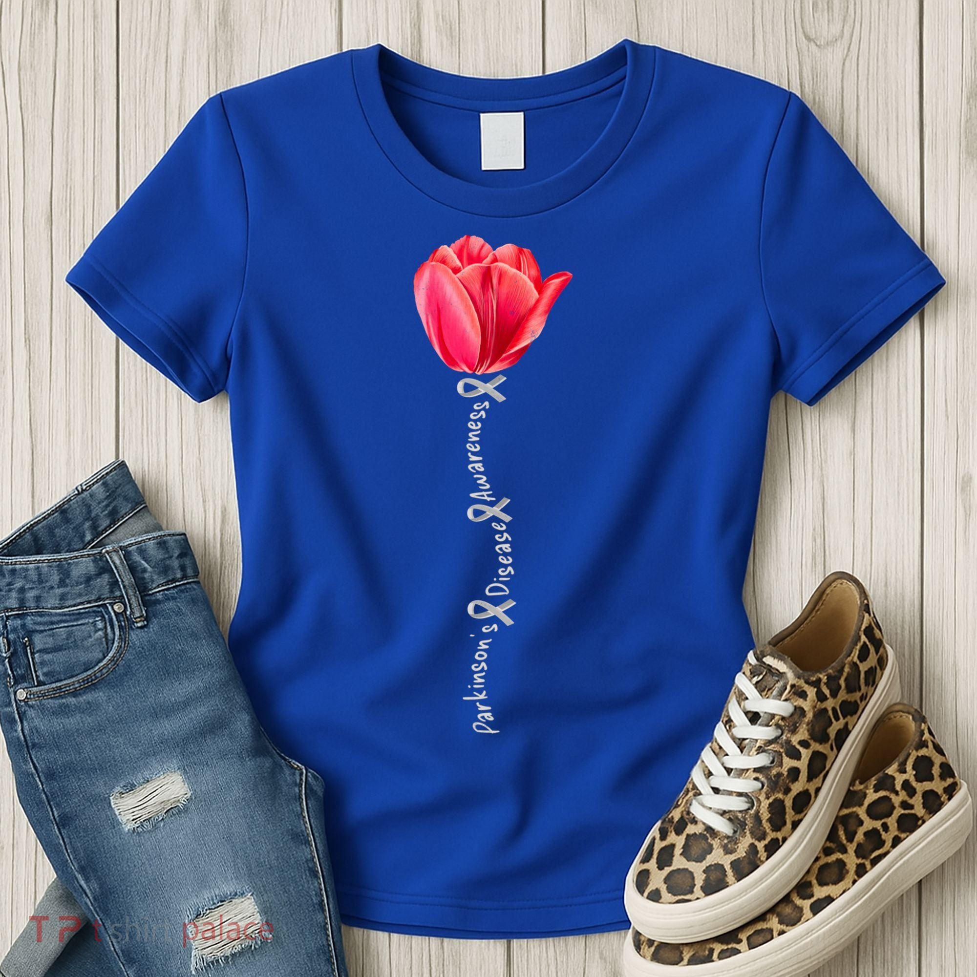ParkinsonS Disease Awareness Tulip April Month Cool Gift Women's T-Shirt