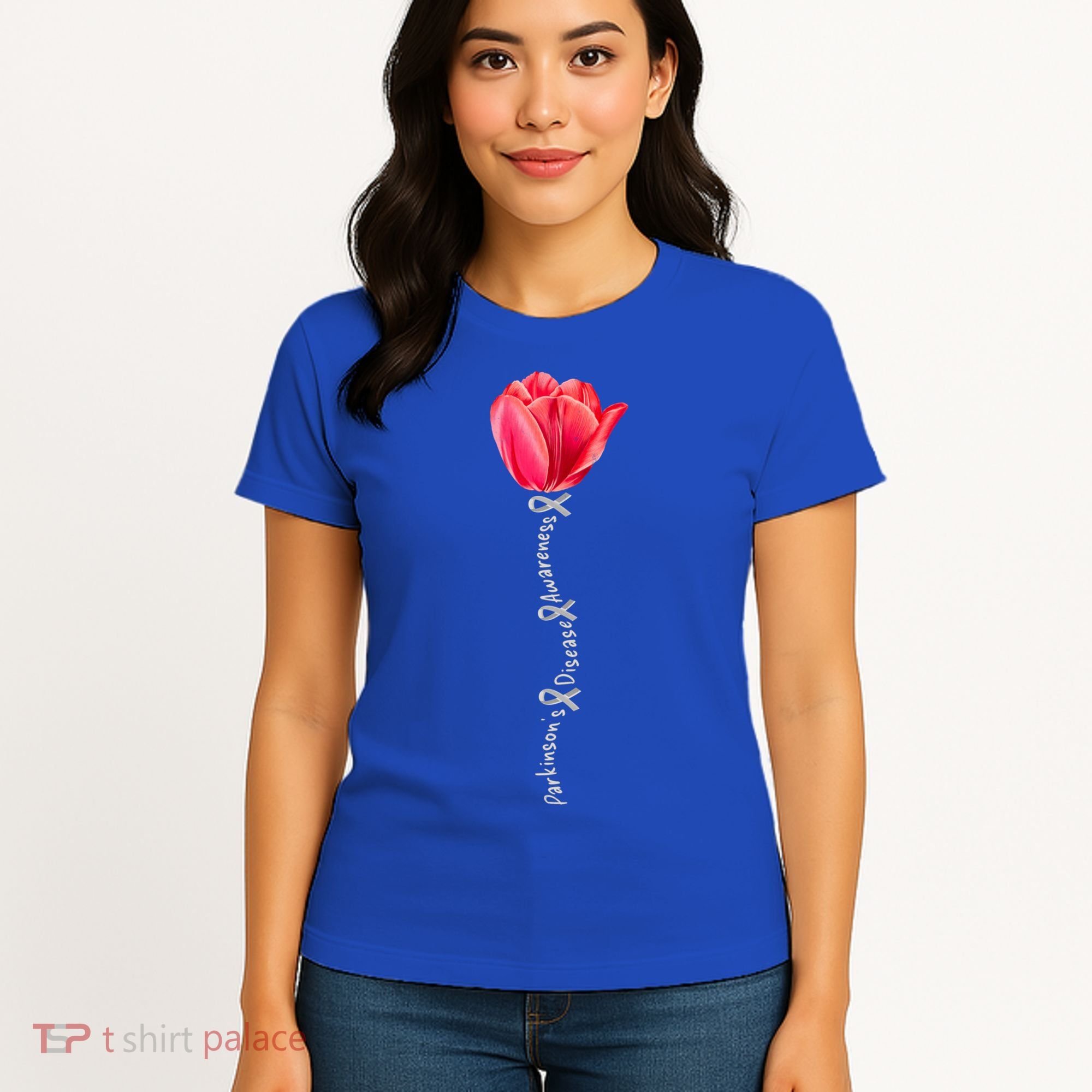 ParkinsonS Disease Awareness Tulip April Month Cool Gift Women's T-Shirt