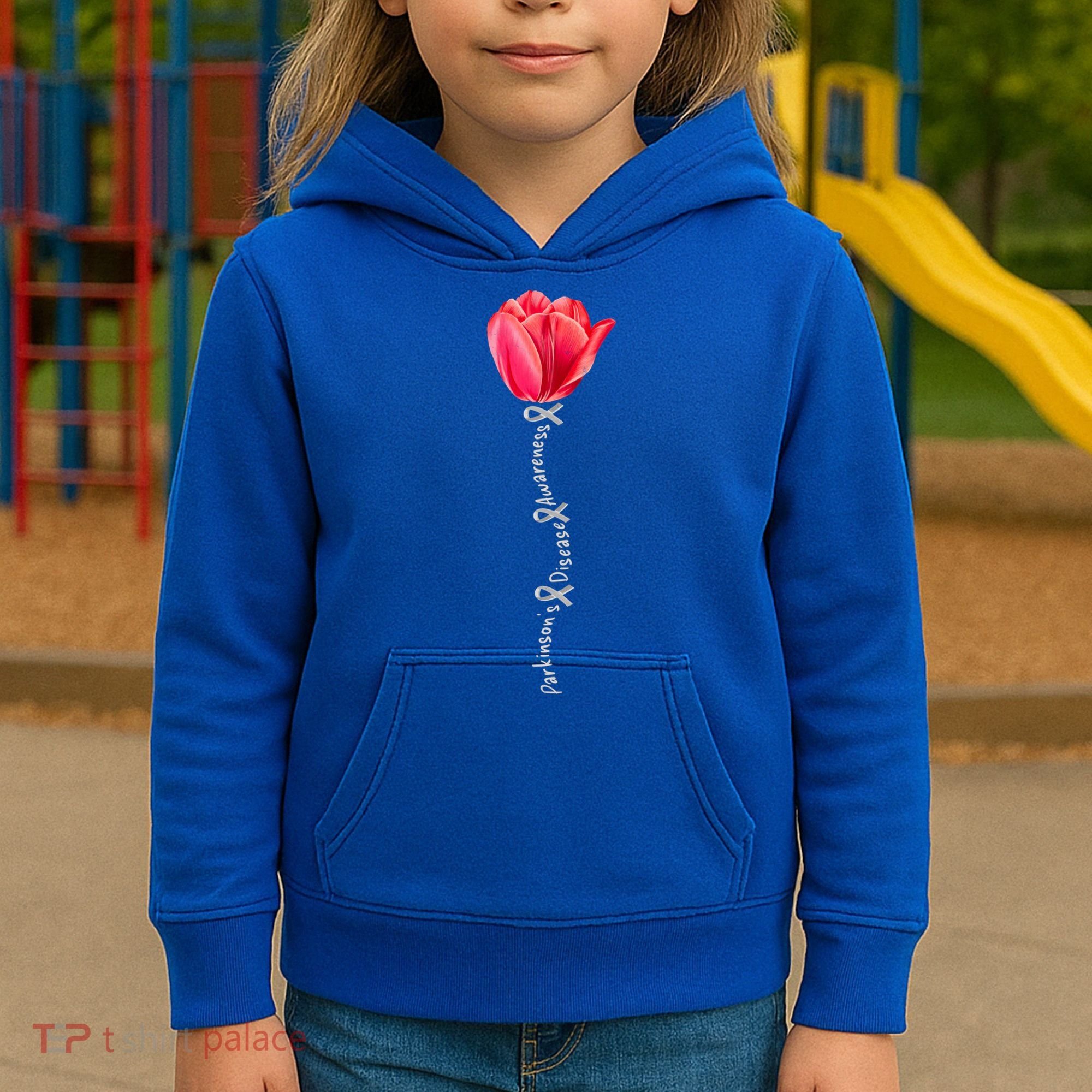 ParkinsonS Disease Awareness Tulip April Month Cool Gift Kids Hoodie