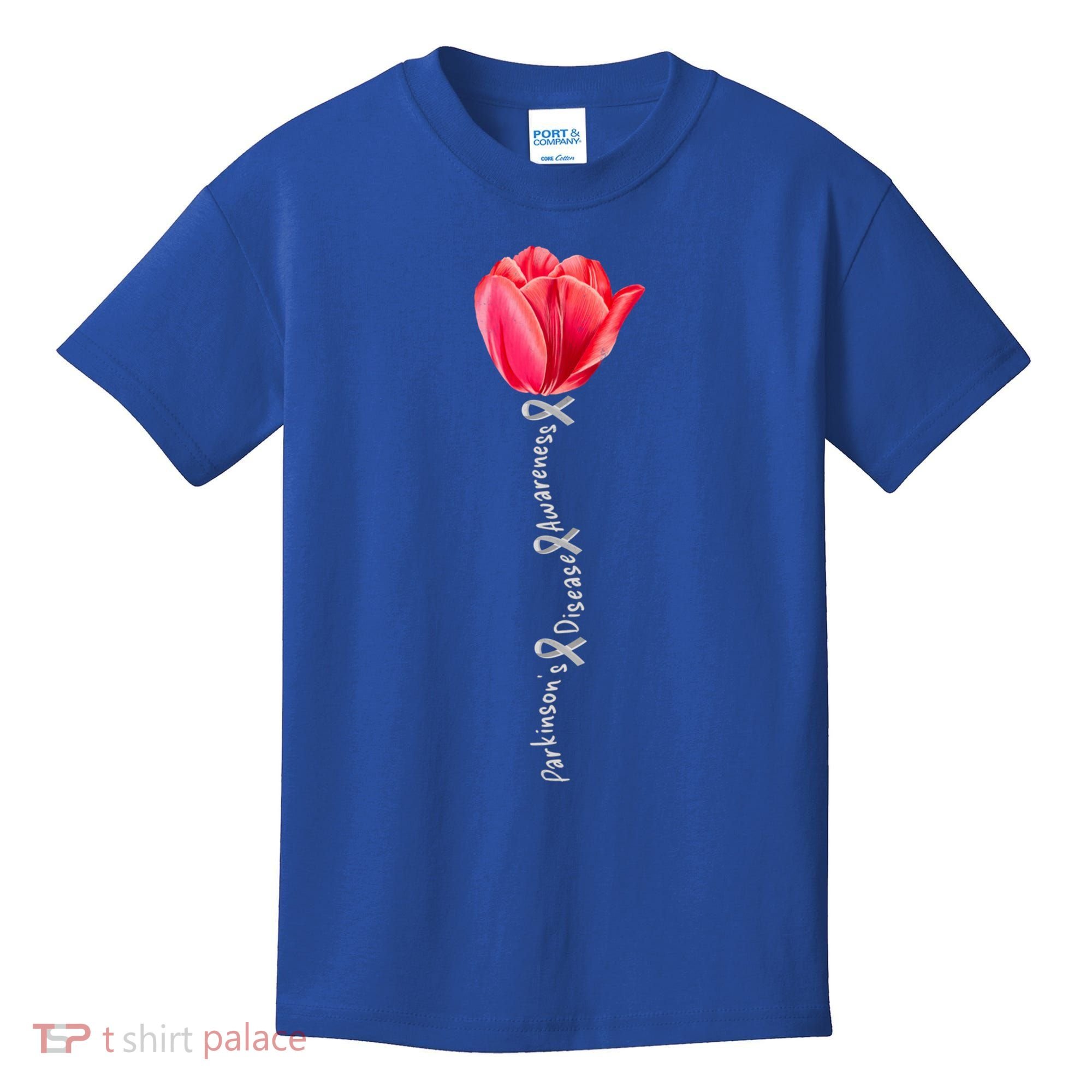 ParkinsonS Disease Awareness Tulip April Month Cool Gift Kids T-Shirt