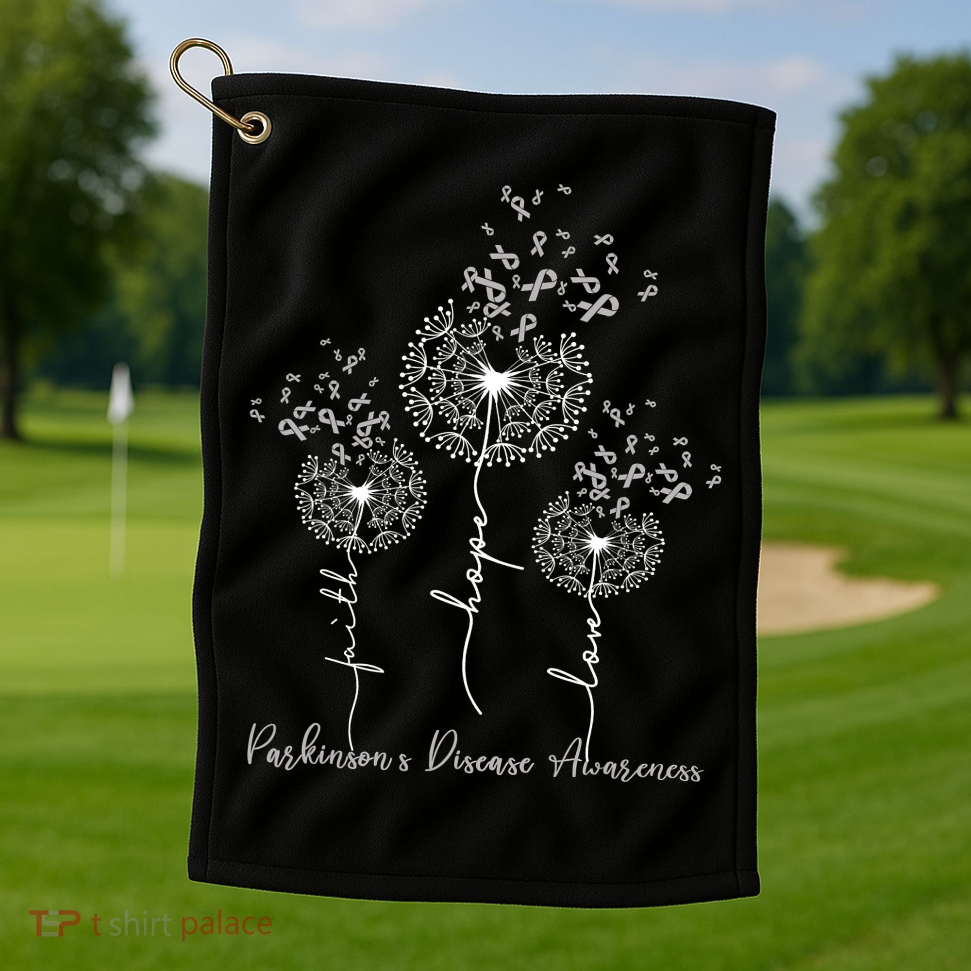 Parkinsons Disease Awareness Golf Towel