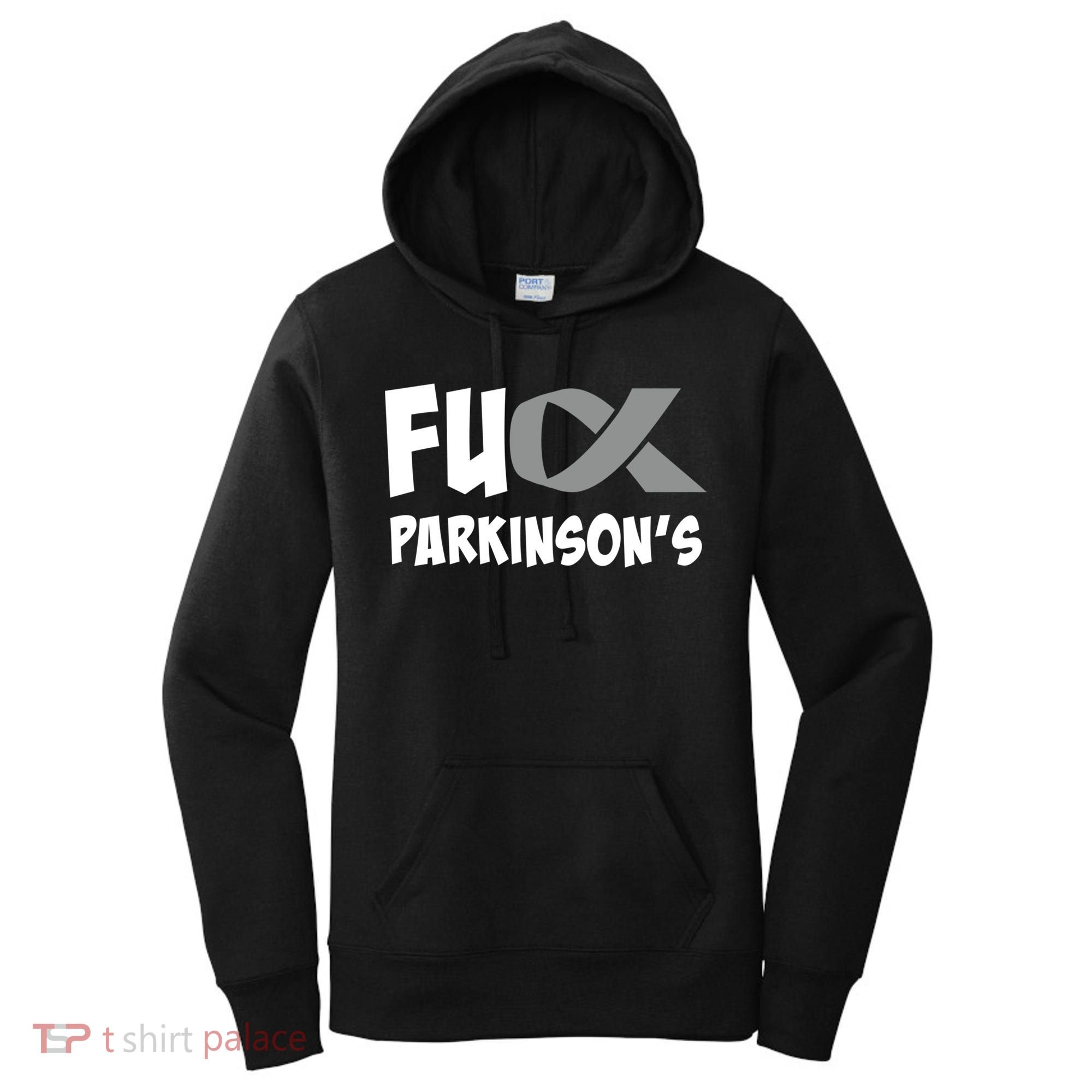 Parkinson's Disease Awareness Month Fuck Parkinsons Gift Women's Hoodie