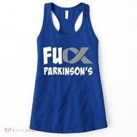 Parkinson's Disease Awareness Month Fuck Parkinsons Gift Women's Tank Top thumb 0