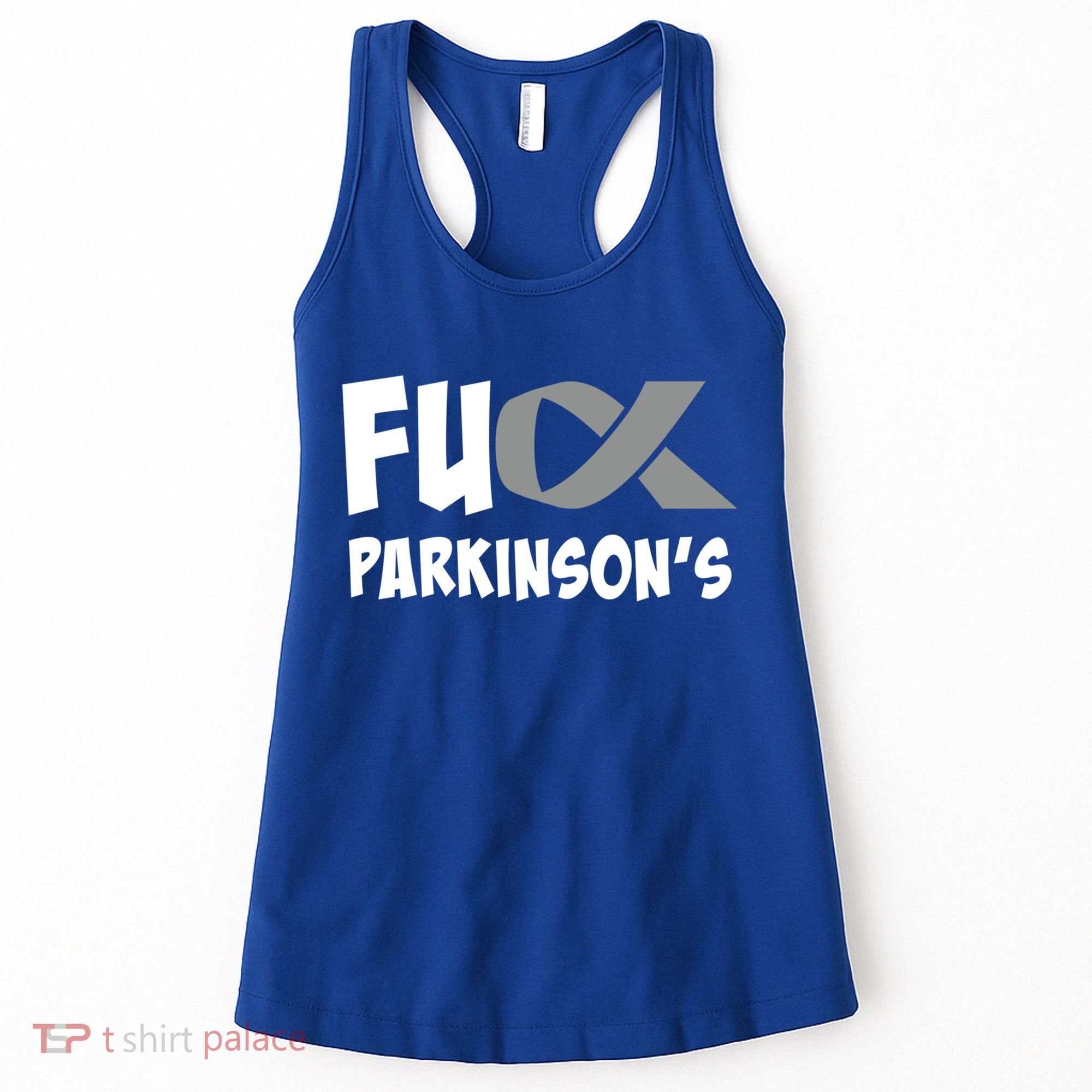 Parkinson's Disease Awareness Month Fuck Parkinsons Gift Women's Tank Top
