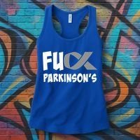 Parkinson's Disease Awareness Month Fuck Parkinsons Gift Women's Tank Top thumb 3