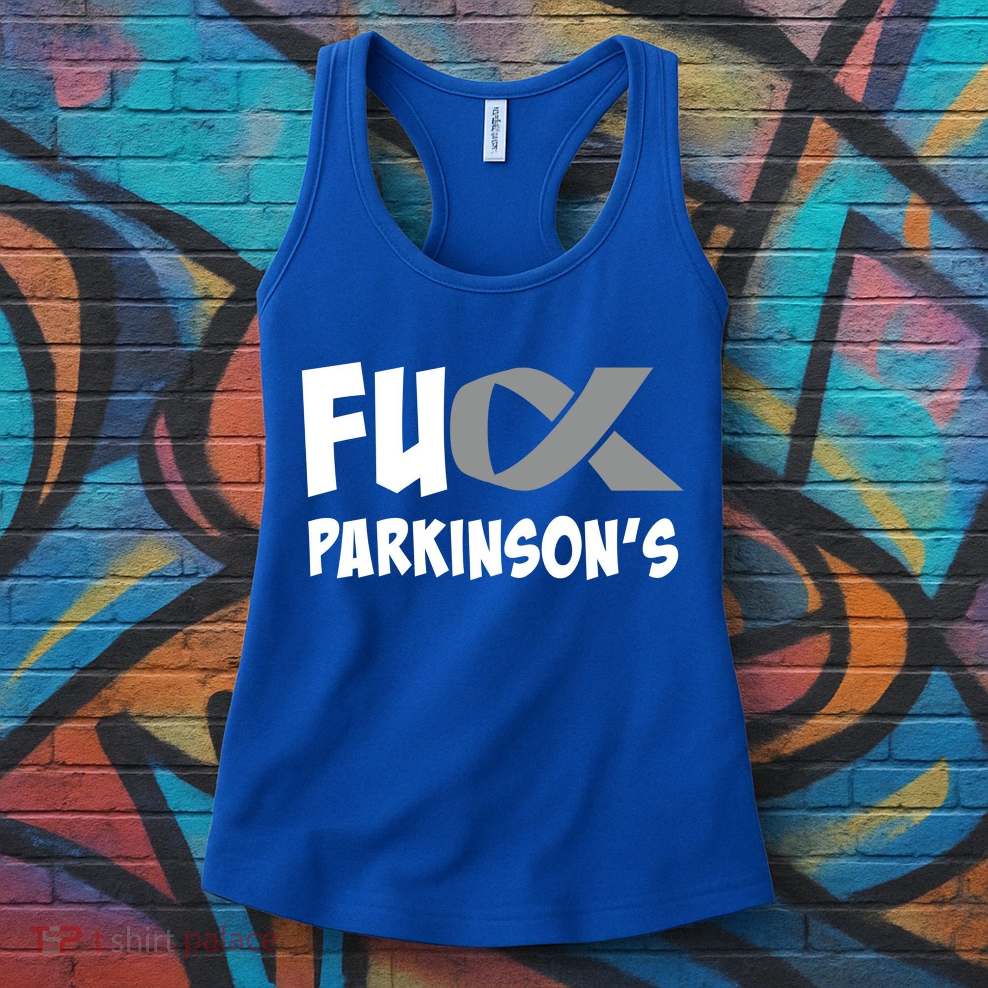 Parkinson's Disease Awareness Month Fuck Parkinsons Gift Women's Tank Top