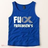 Parkinson's Disease Awareness Month Fuck Parkinsons Gift Tank Top thumb 2