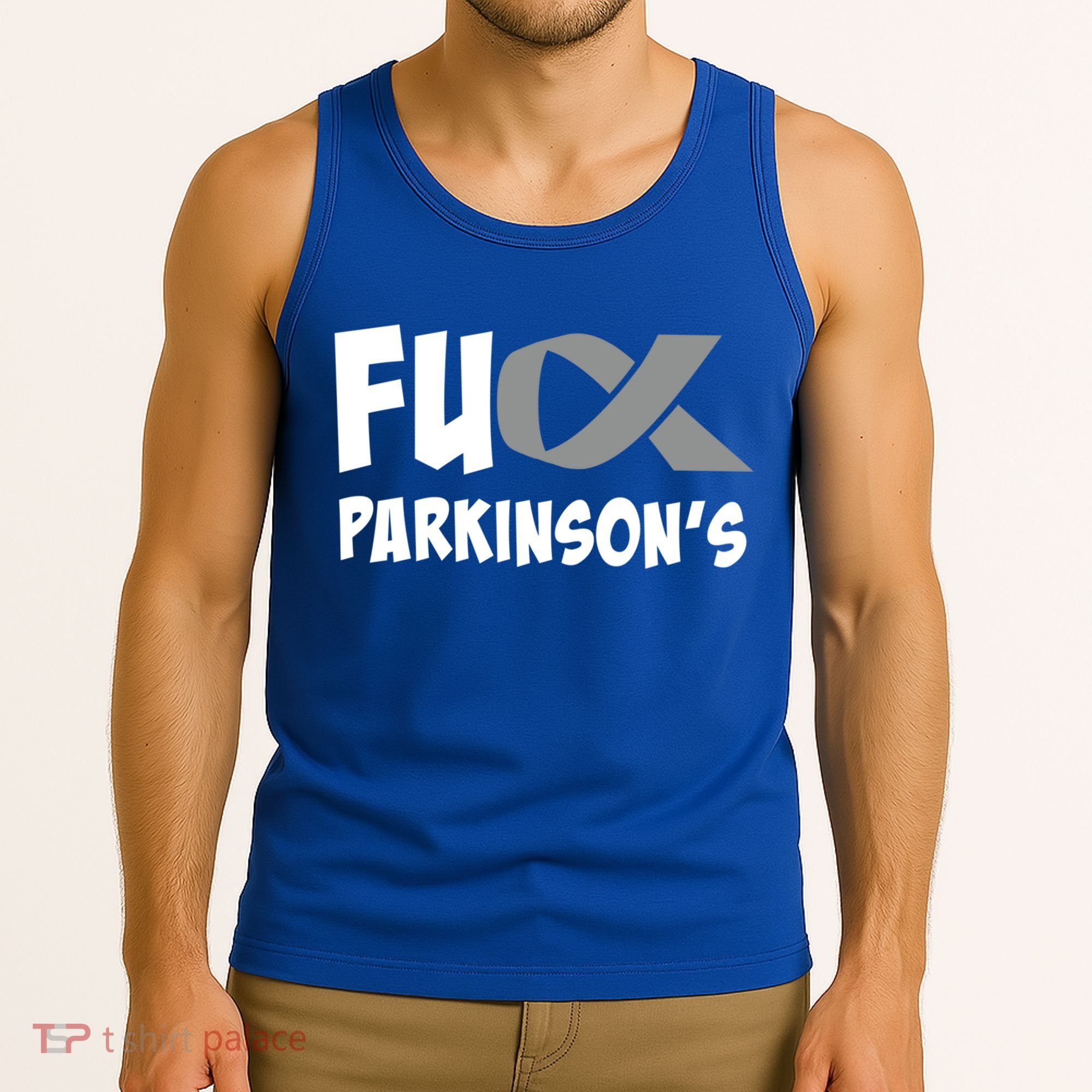 Parkinson's Disease Awareness Month Fuck Parkinsons Gift Tank Top