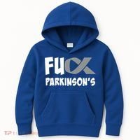 Parkinson's Disease Awareness Month Fuck Parkinsons Gift Kids Hoodie thumb 0