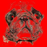 Pug Dog Animal Face Santa Hat thumb 1