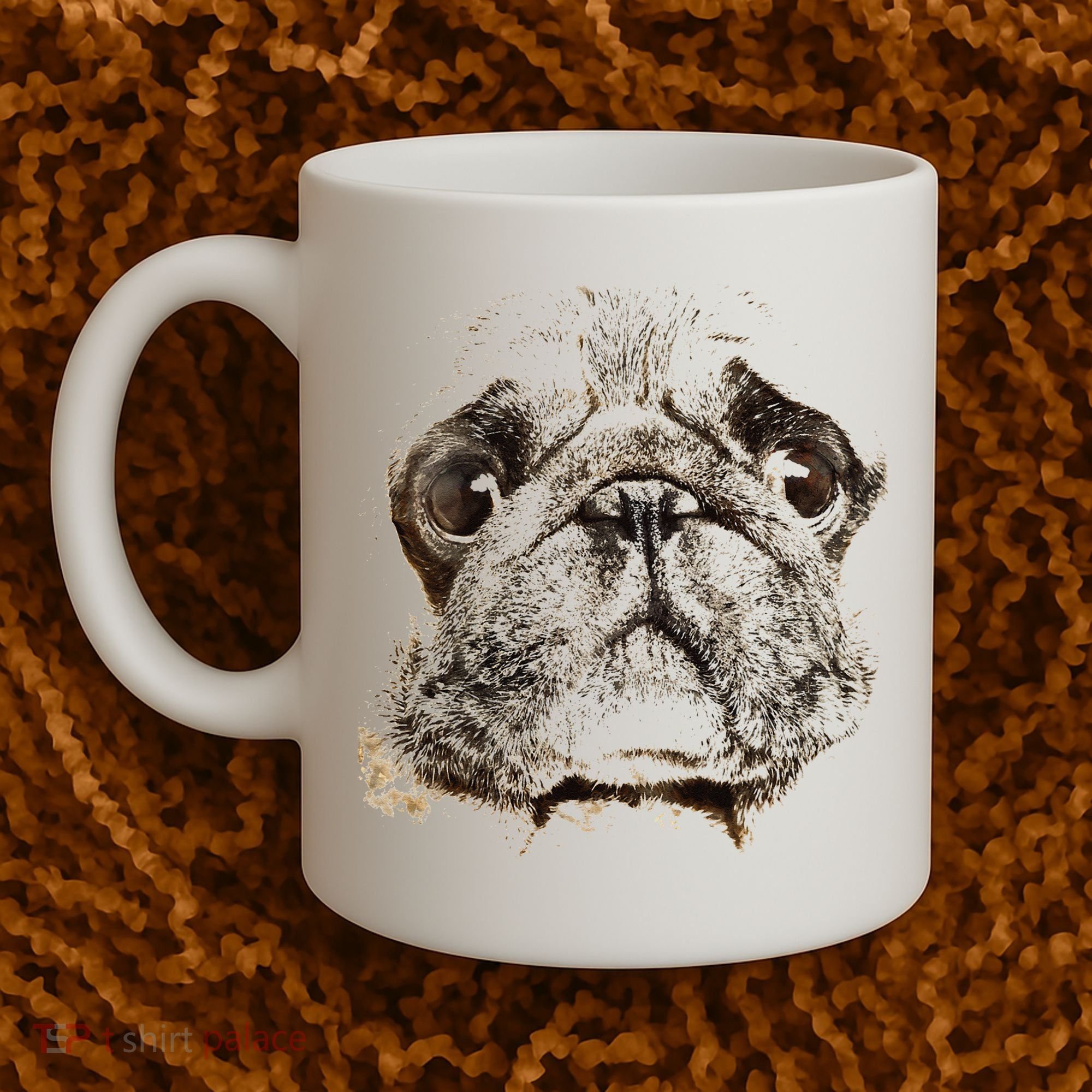 Pug Dog Animal Face Coffee Mug