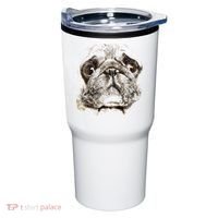 Pug Dog Animal Face Tumbler thumb 0