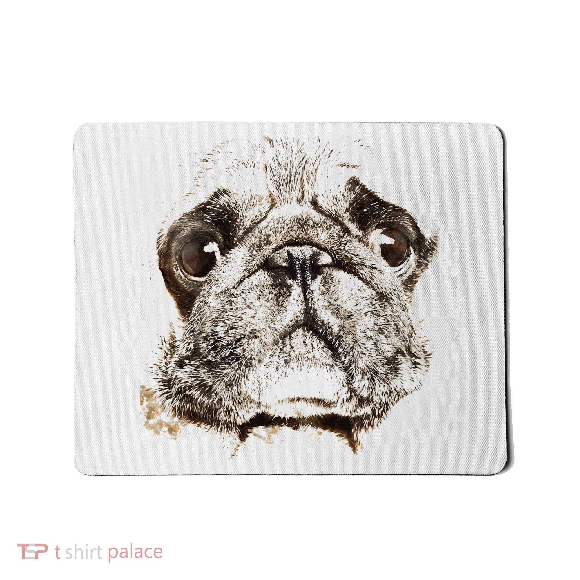 Pug Dog Animal Face Mousepad