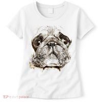 Pug Dog Animal Face Women's T-Shirt thumb 0