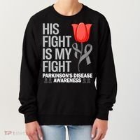 ParkinsonS Disease Awareness April Month Red Tulip Women's Sweatshirt thumb 0