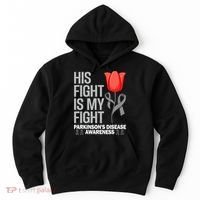 ParkinsonS Disease Awareness April Month Red Tulip Hoodie thumb 0