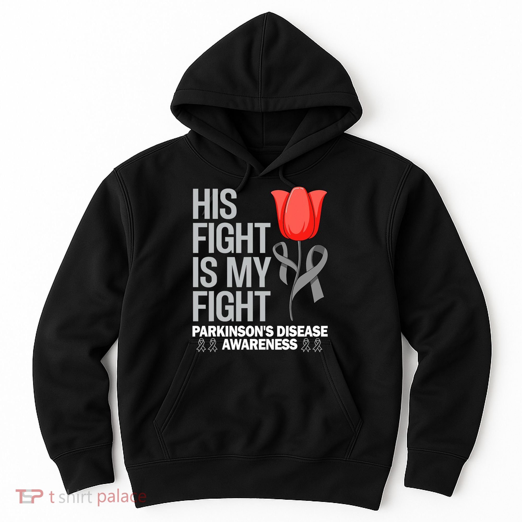 ParkinsonS Disease Awareness April Month Red Tulip Hoodie