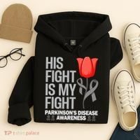 ParkinsonS Disease Awareness April Month Red Tulip Hoodie thumb 4