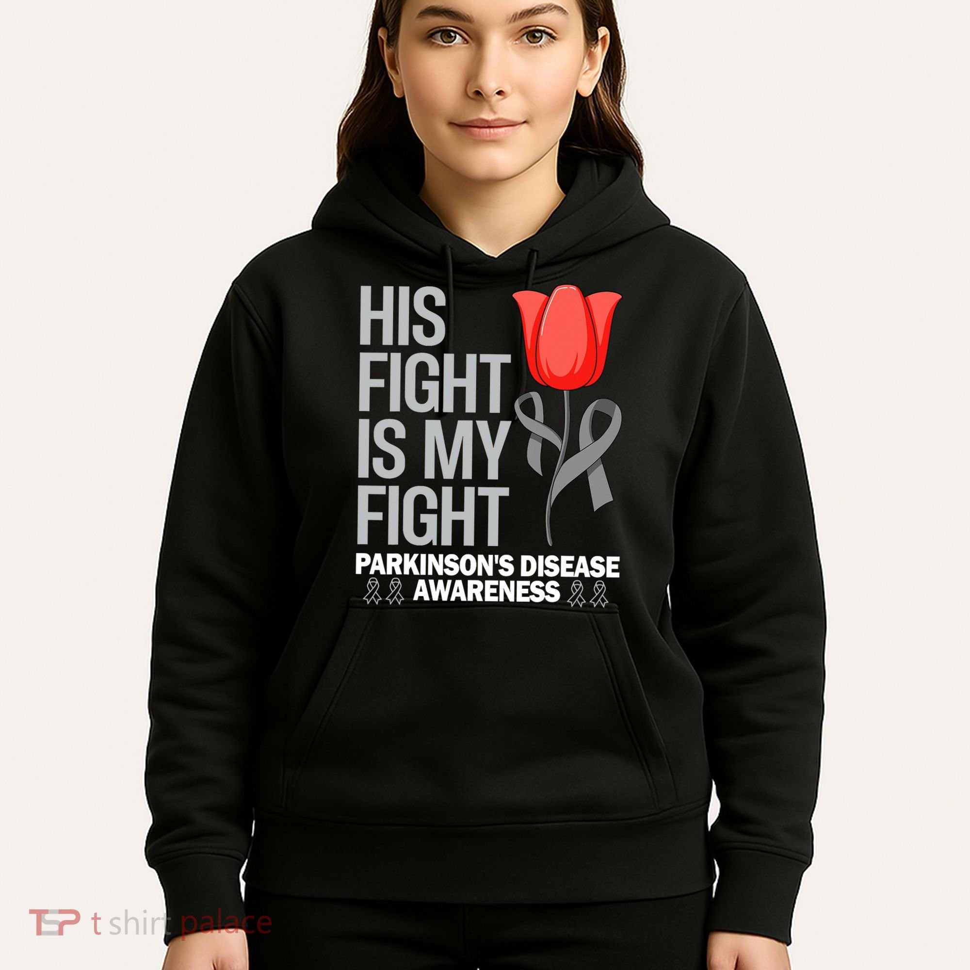 ParkinsonS Disease Awareness April Month Red Tulip Hoodie
