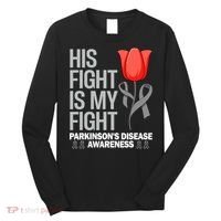 ParkinsonS Disease Awareness April Month Red Tulip Long Sleeve Shirt thumb 0