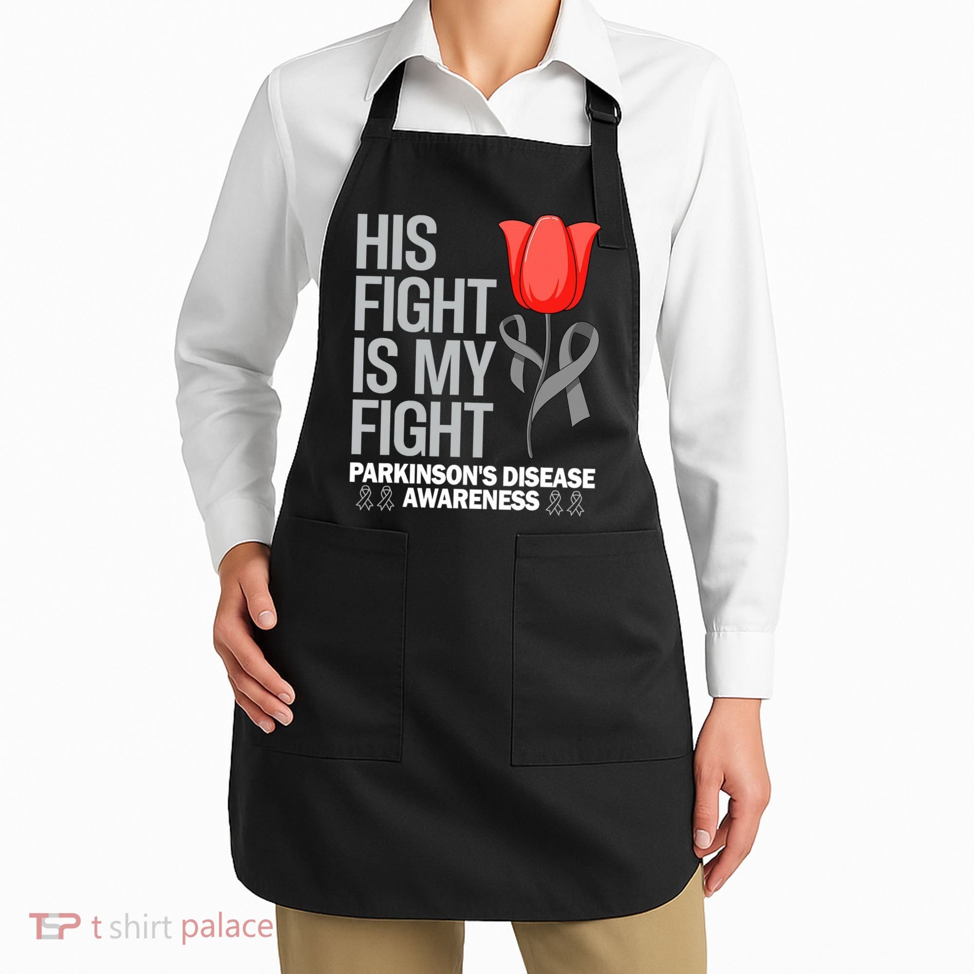 ParkinsonS Disease Awareness April Month Red Tulip Apron