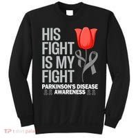 ParkinsonS Disease Awareness April Month Red Tulip Sweatshirt thumb 0