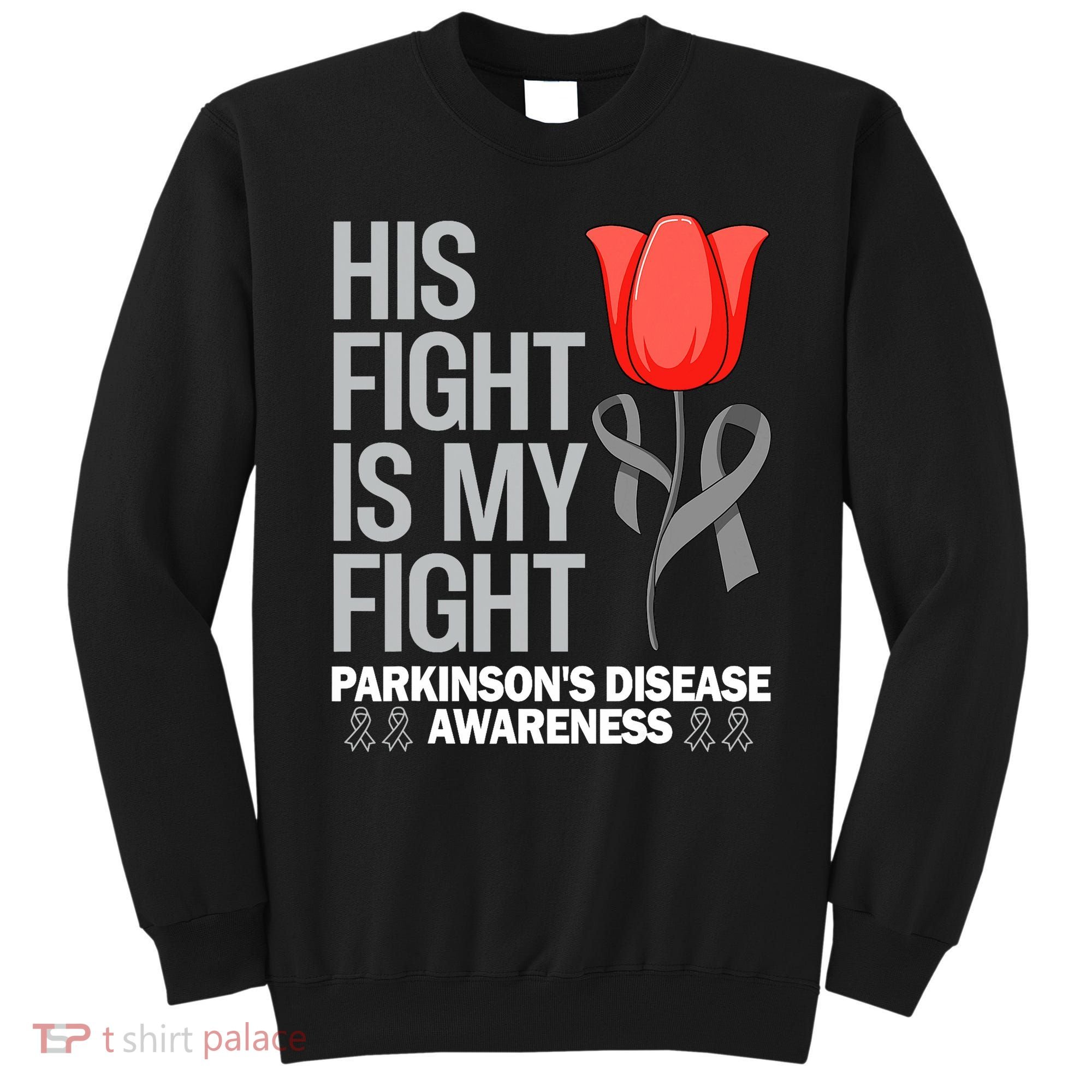 ParkinsonS Disease Awareness April Month Red Tulip Sweatshirt