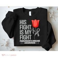 ParkinsonS Disease Awareness April Month Red Tulip Sweatshirt thumb 2