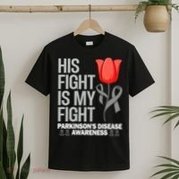 ParkinsonS Disease Awareness April Month Red Tulip T-Shirt thumb 2