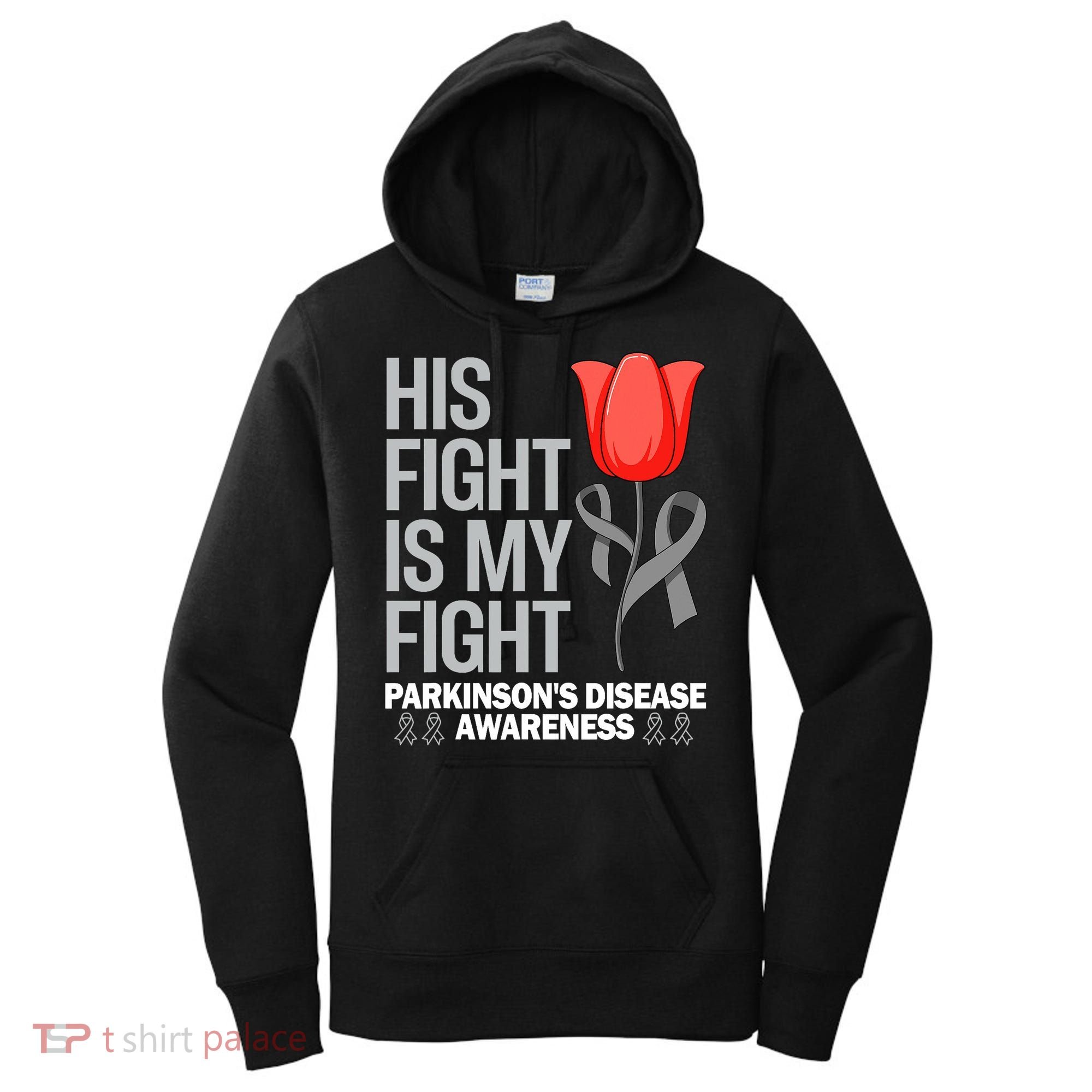 ParkinsonS Disease Awareness April Month Red Tulip Women's Hoodie