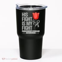 ParkinsonS Disease Awareness April Month Red Tulip Tumbler thumb 0
