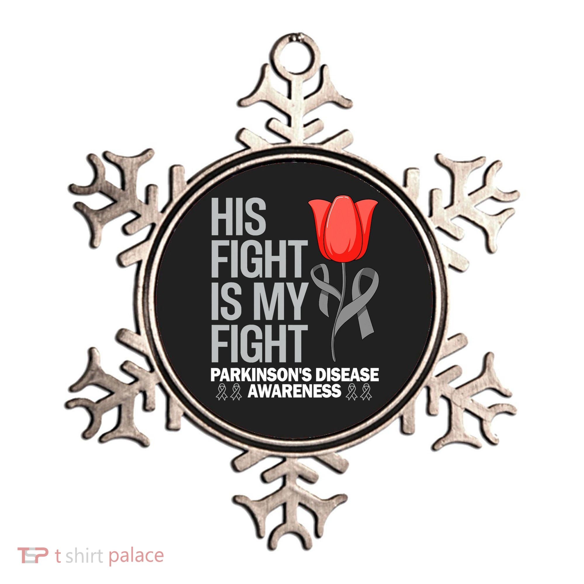 ParkinsonS Disease Awareness April Month Red Tulip Ornament
